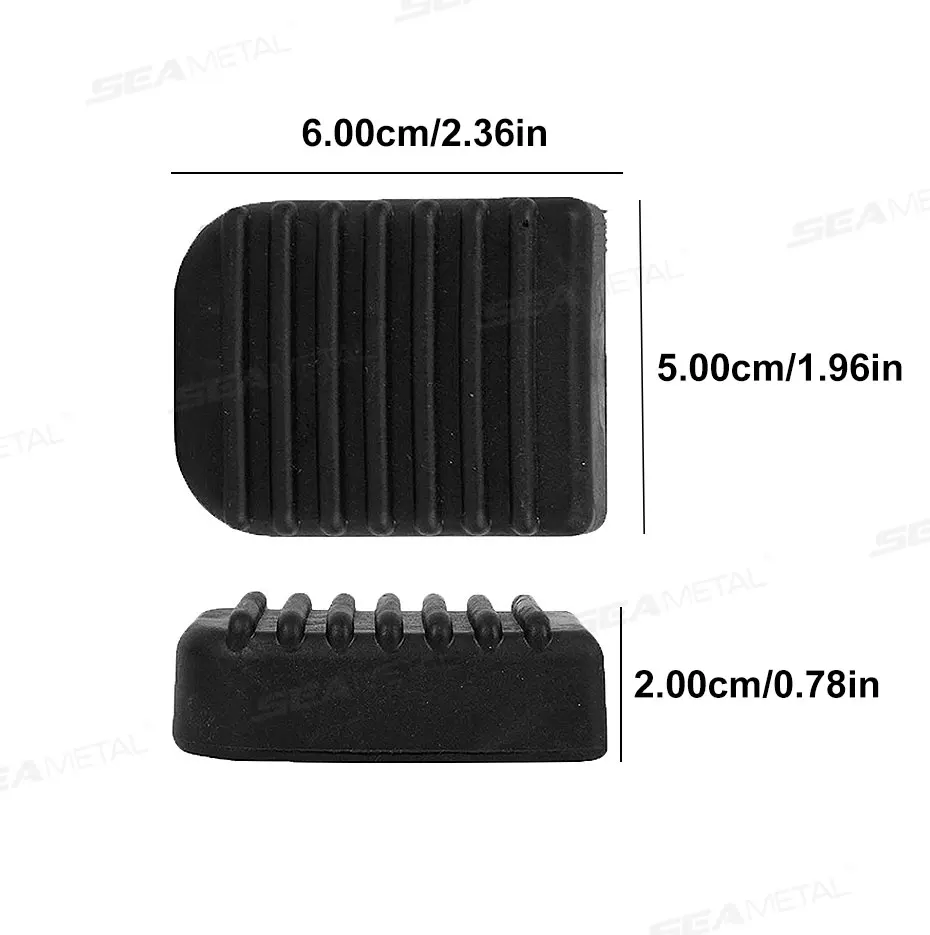 BLALION Motorcycle Stand Pad Kickstand Rubber Support Plate Outdoor Parking Motorbike Foot Side Stand Base Kickstand Holder Pad