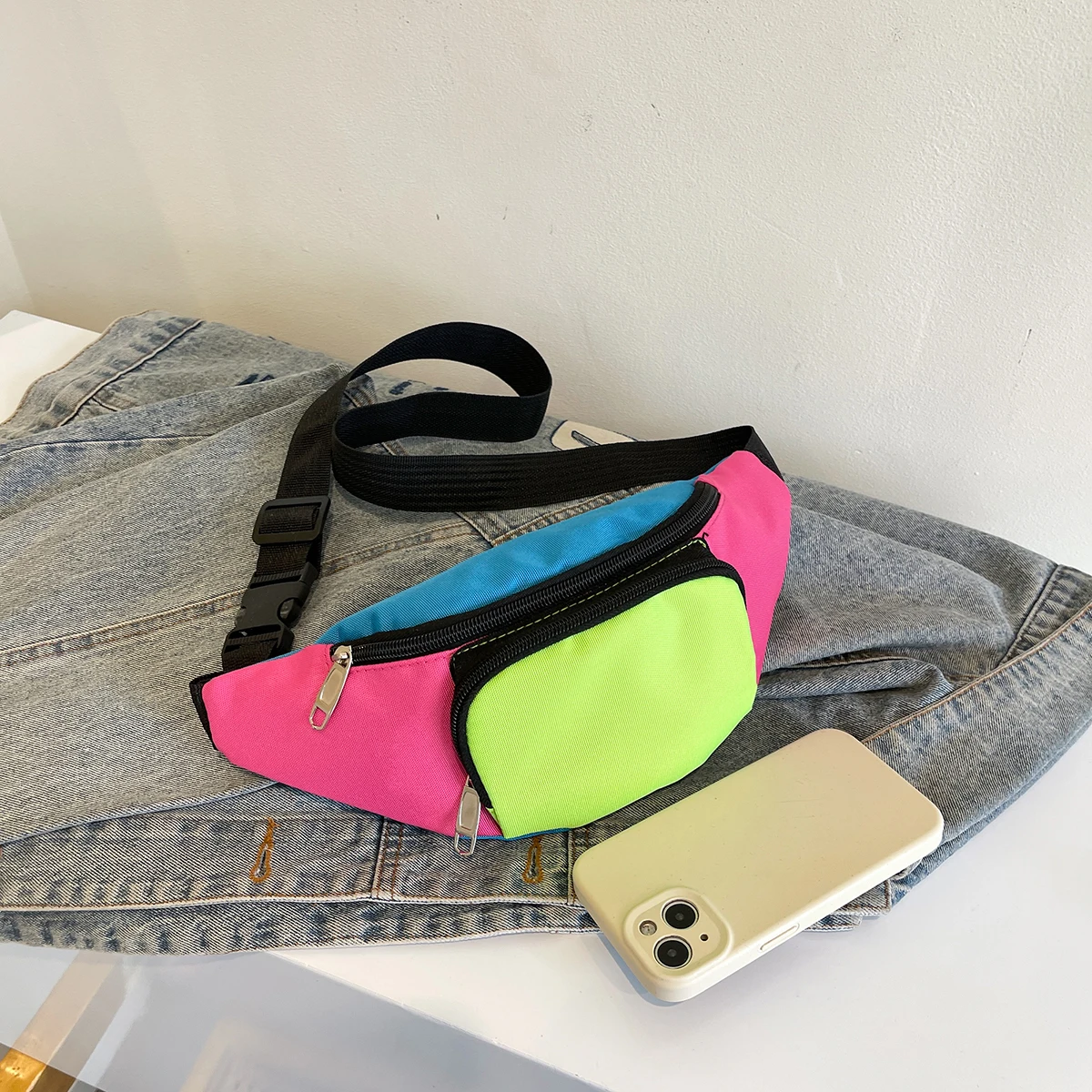 Waist Pack Mobile Fanny Waist Packs Women Men's Sports Outdoor Leisure Running Anti Theft Ultra Thin Invisible Waist Bag