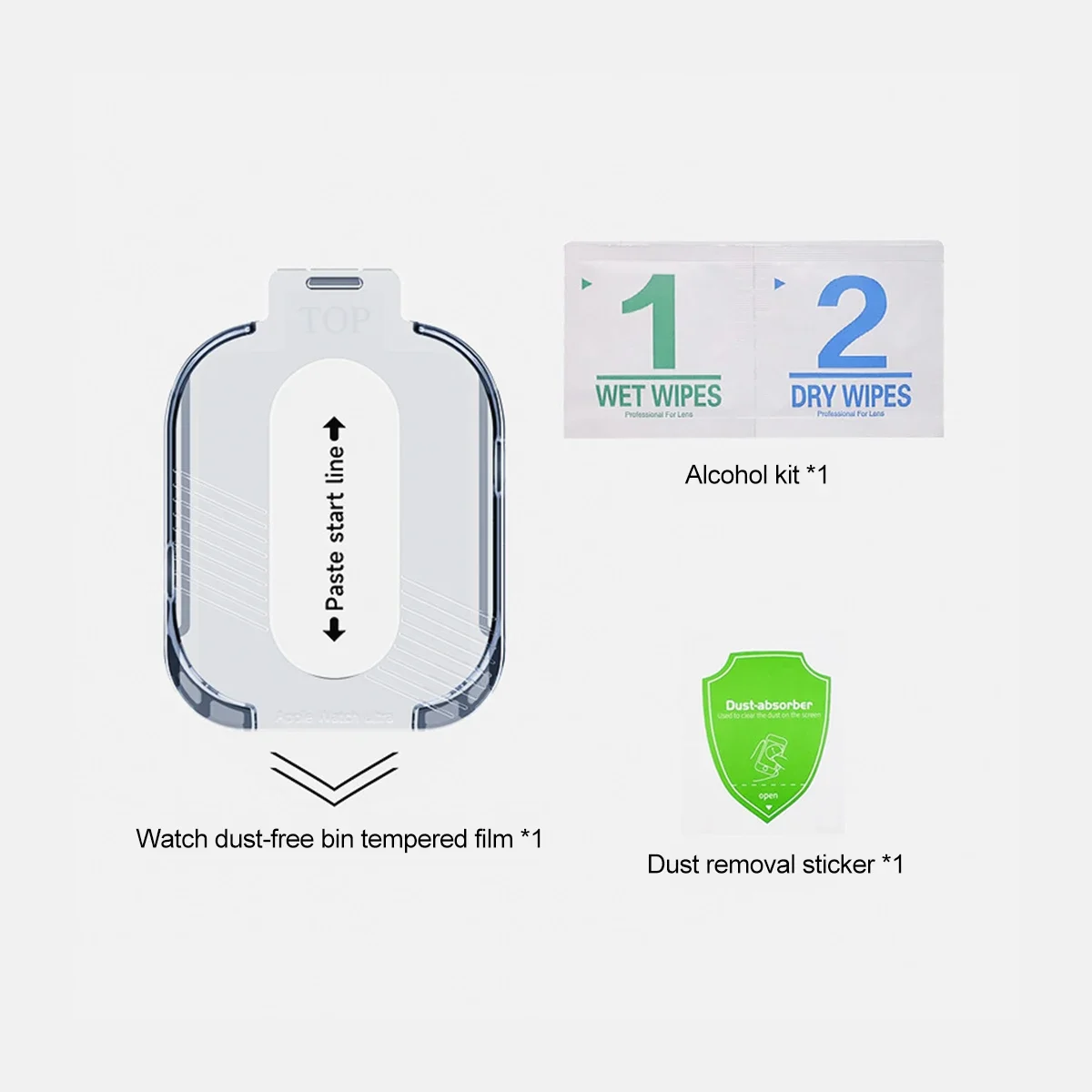 1-5Pcs Tempered Glass For Apple Watch Ultra2 49mm Anti-Scratch Screen Protector for iWatch Seconds Installation Protective Film