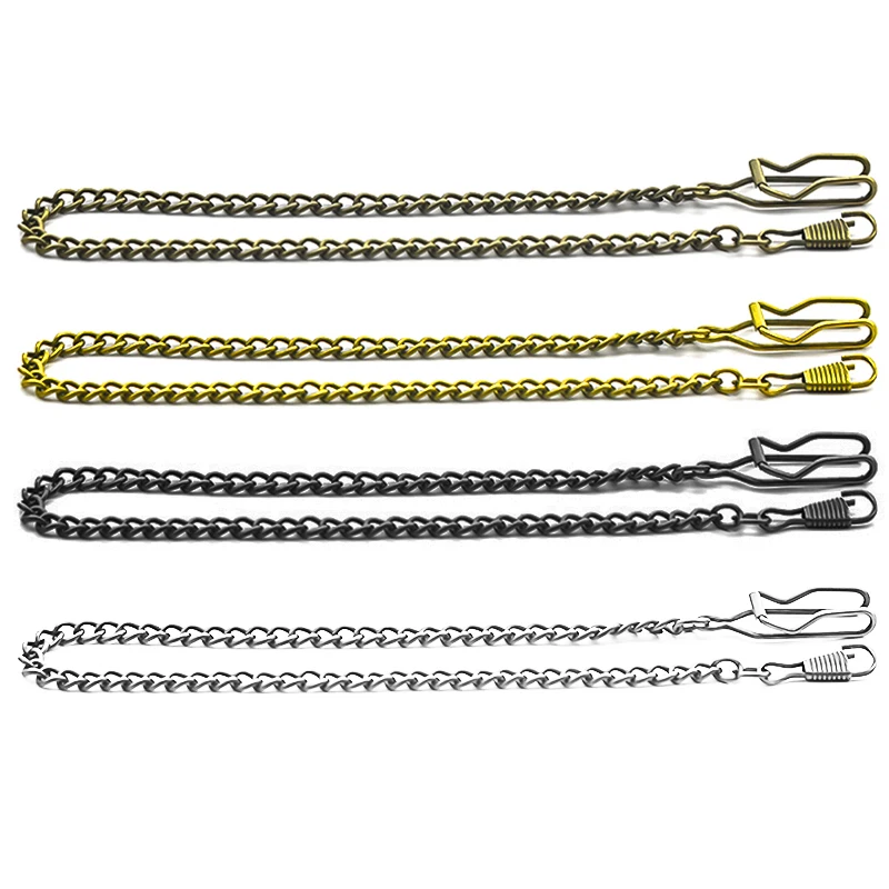 Vintage Bronze Steampunk Pocket Watch Waist Chain Replacement Chain Waist Chain