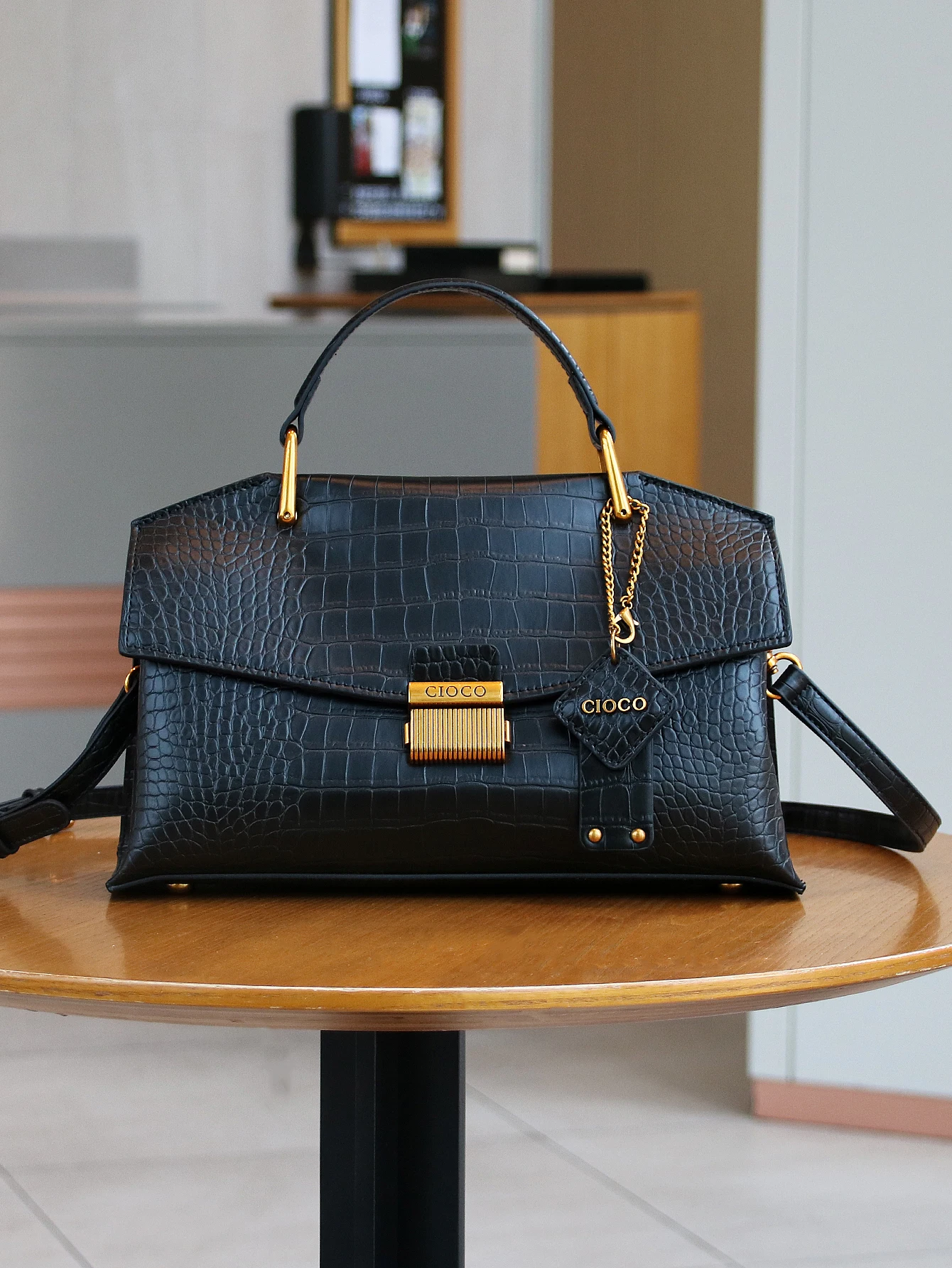 2026 New Retro Blue Snake-Shaped High-Grade Handbag Fashion Luxury Handbag Lightweight Large-Capacity One-Shoulder Mensen