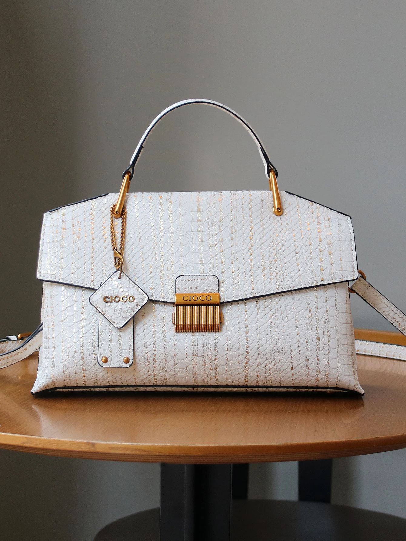 2026 New Retro Blue Snake-Shaped High-Grade Handbag Fashion Luxury Handbag Lightweight Large-Capacity One-Shoulder Mensen