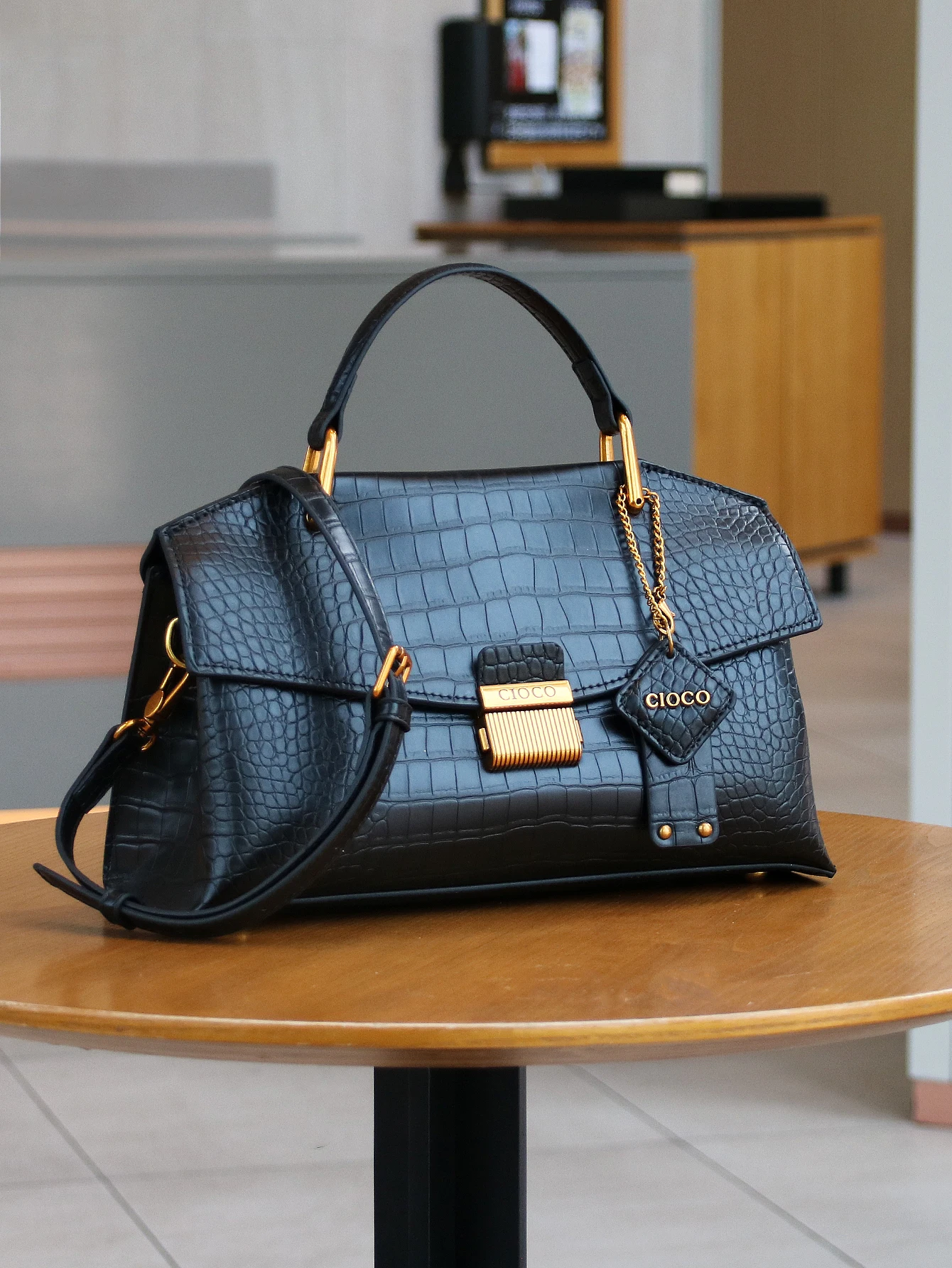 2026 New Retro Blue Snake-Shaped High-Grade Handbag Fashion Luxury Handbag Lightweight Large-Capacity One-Shoulder Mensen