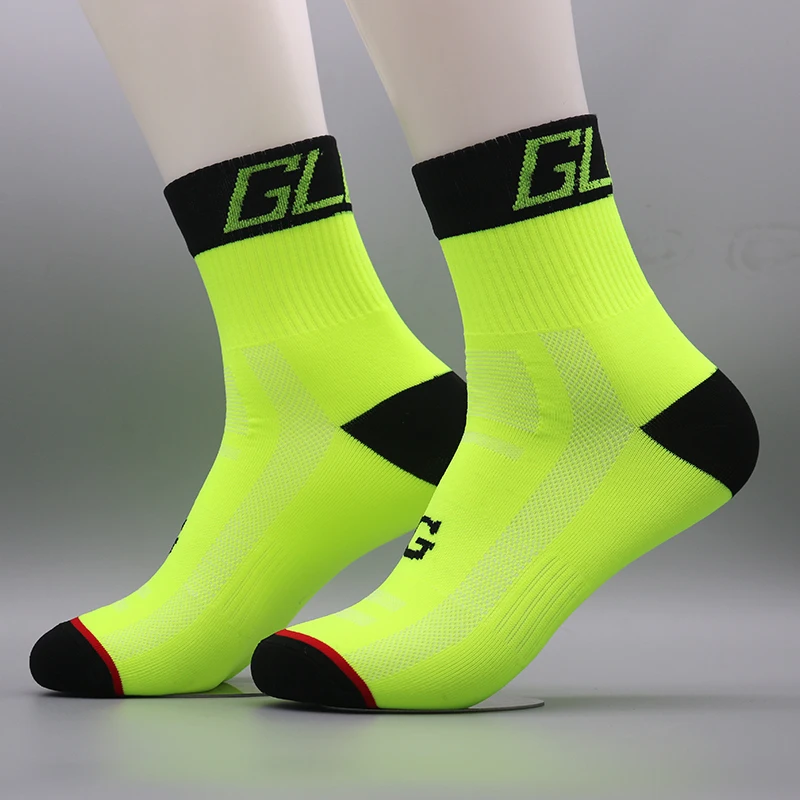 GLCO Sports Socks Men's and Women's Spring and Summer Cycling Sweat Sweat Pressure Antibacterial Anti-Odor Hiking Cycling Socks