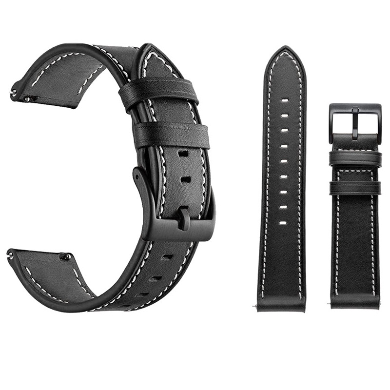 Leather Strap Watchband for Amazfit Bip 6 5 Bip6 Smart Watch Wriststrap Quick Releas Bracelet for Amazfit Bip6 Accessories