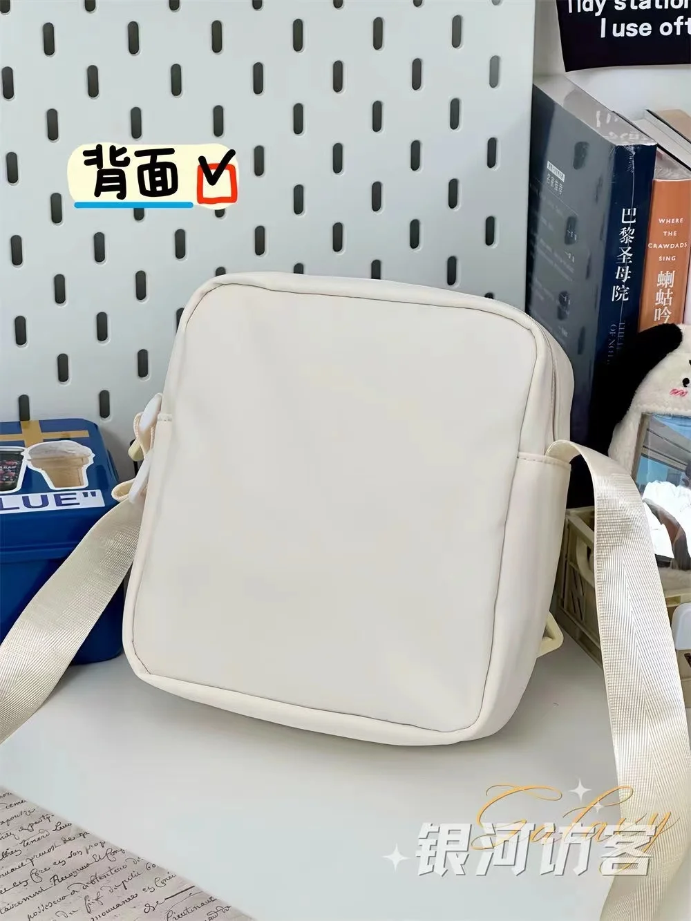 Y2K Mini Itabag Women Korean Casual Crossbody Bags Transparent Pocket Small Shoulder Bag Purses and Phone Ita Bag DIY Bag