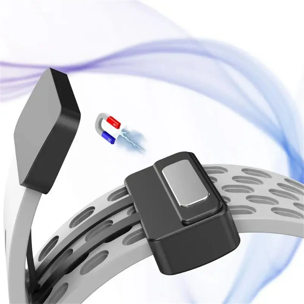 Magnetic D Buckle Sports Silicone Band For Samsung Galaxy Fit 3 Fit3 SM-R390 Replacement Strap Wristband Bracelet Accessories