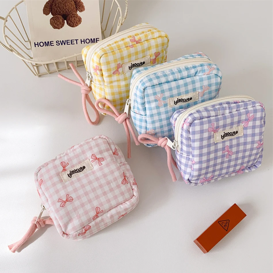 Korean Version Mini Makeup Pouch for Travel Lipstick Envelope Portable Cosmetic Jewelry Storage Bag Christmas/Birthday Gift Idea
