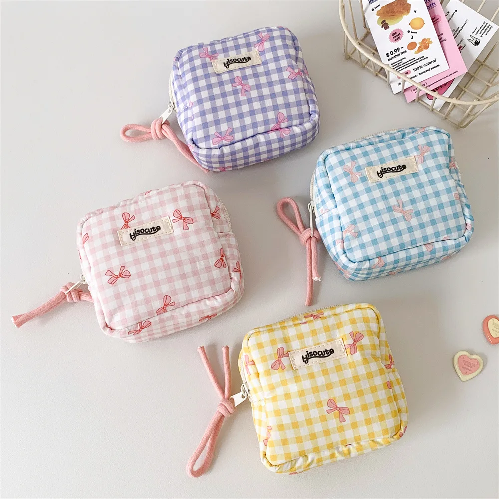 Korean Version Mini Makeup Pouch for Travel Lipstick Envelope Portable Cosmetic Jewelry Storage Bag Christmas/Birthday Gift Idea