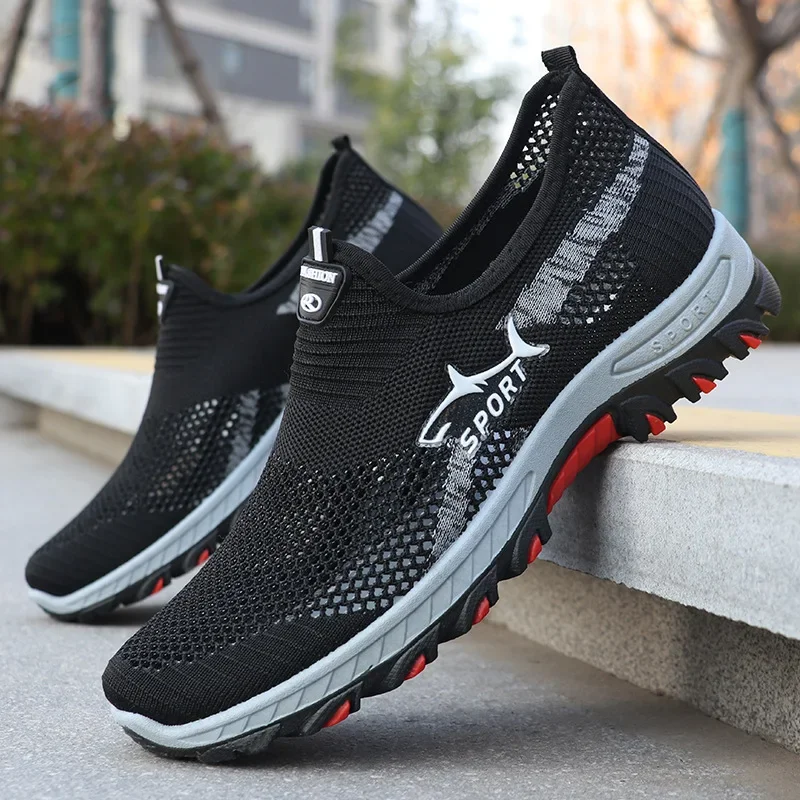 Men's Summer Sneakers Breathable Mesh Summer Sports Shoes Casual Sneakers Free Shipping Shoes