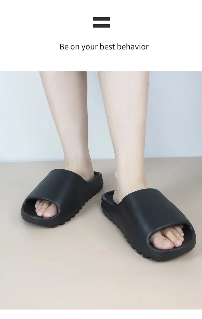 Coconut Slippers Cloud Thick-soled Sandals Summer Fashion Soft Bottom Beach Men Slippers Women's Sandals EVA Slides