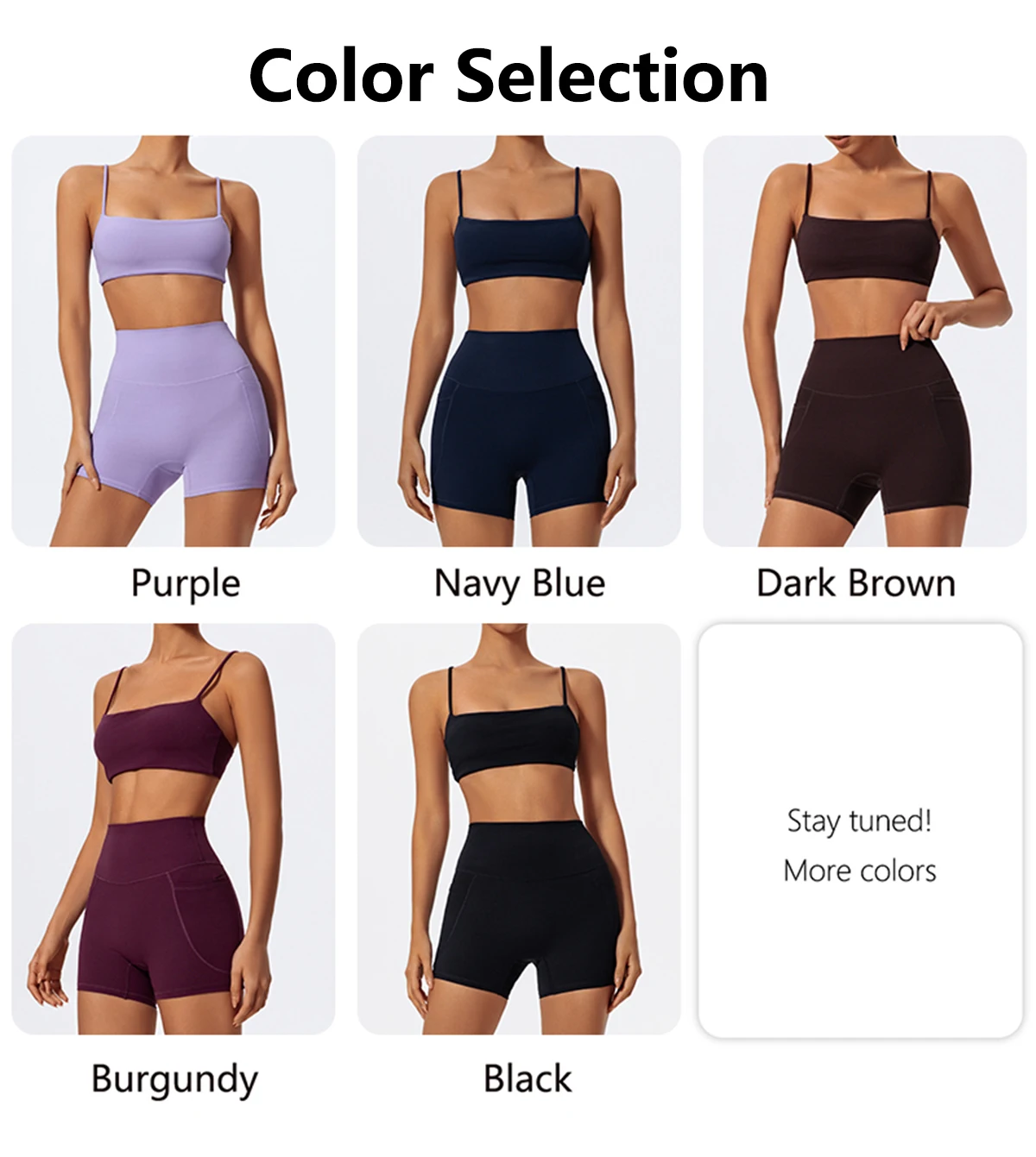 Summer Women Two Piece Gym Workout Set Female Bra Yoga Sets 2ps Shorts Fitness Wear Women Quick-Dry Camisole Sports Bra Suits