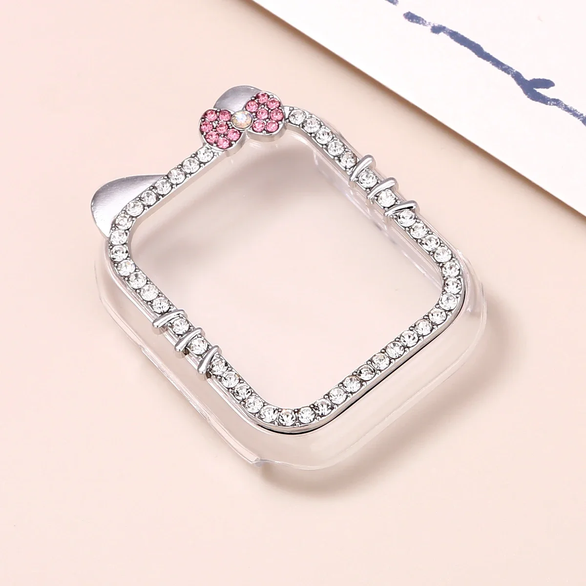 Protective Case for Apple Watch Case 9/8/7 41 46mm 45mm Bling Rhinestone Bumper Frame Cover iWatch Series 10/6/5/4 SE 40mm 44mm
