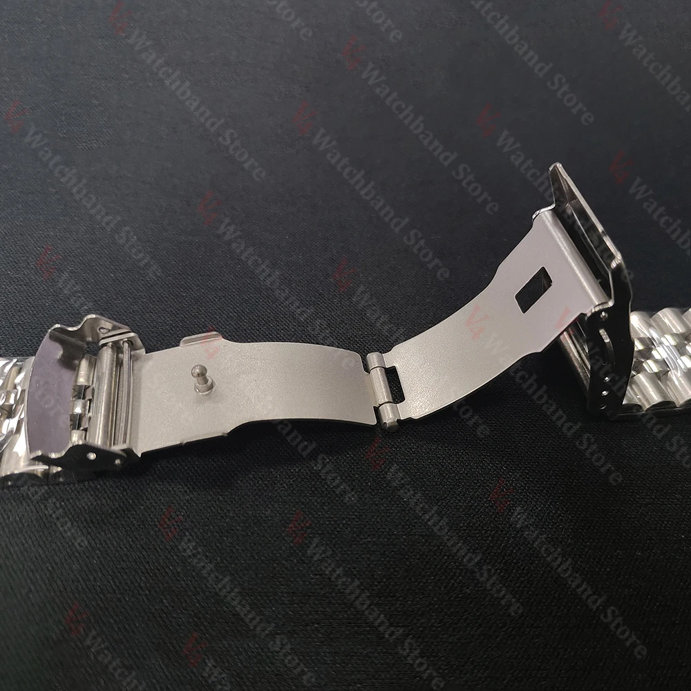 18mm 19mm 20mm 21mm 22mm 24mm Solid Stainless Steel Strap for Seiko SKX for Jubilee Bracelet Curved End Men Watch Accessories