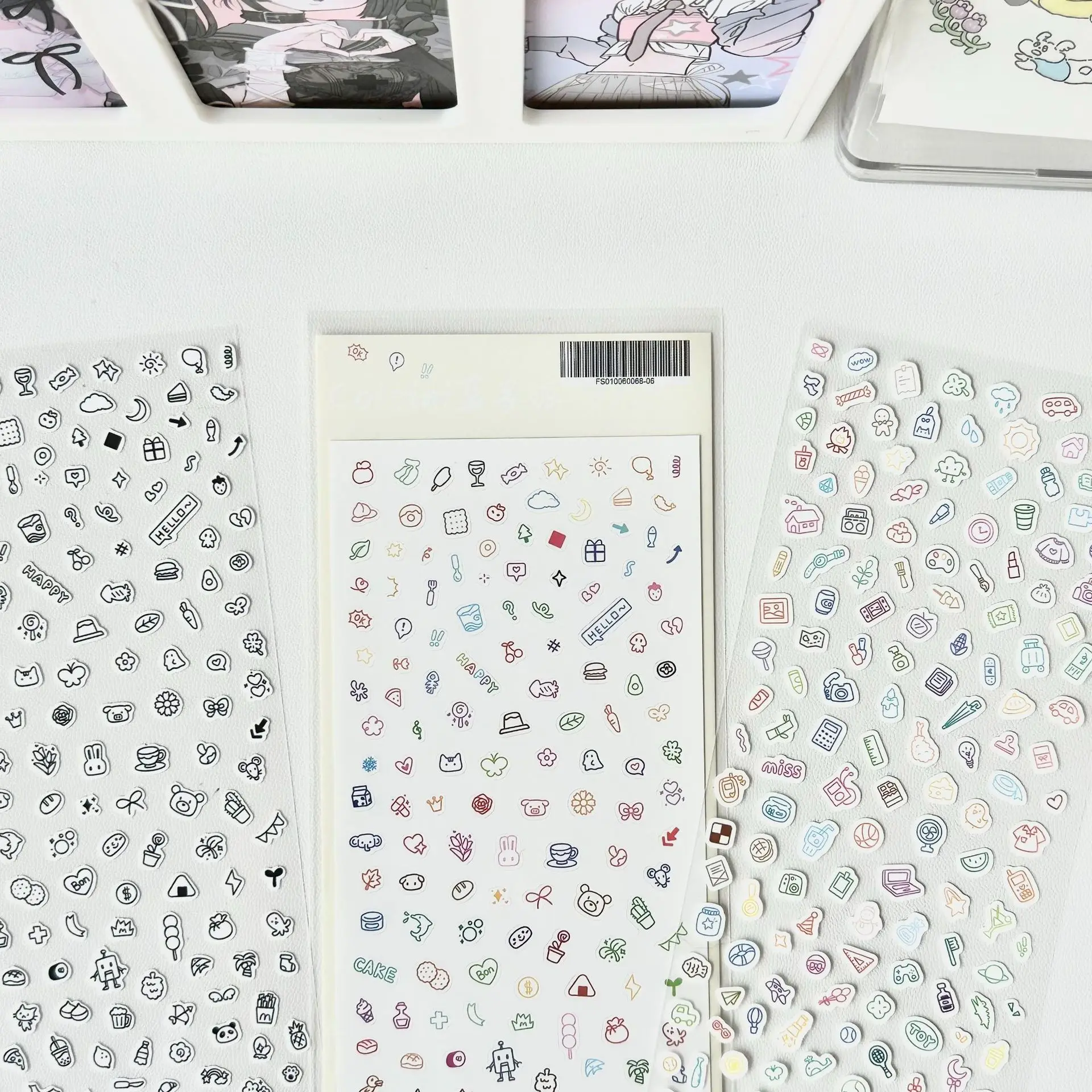 Cute Cartoon Little Pattern Deco Sticker Hand Account Star Card Photo Album Planner Scrapbook Notebook Diary Decorative Stickers