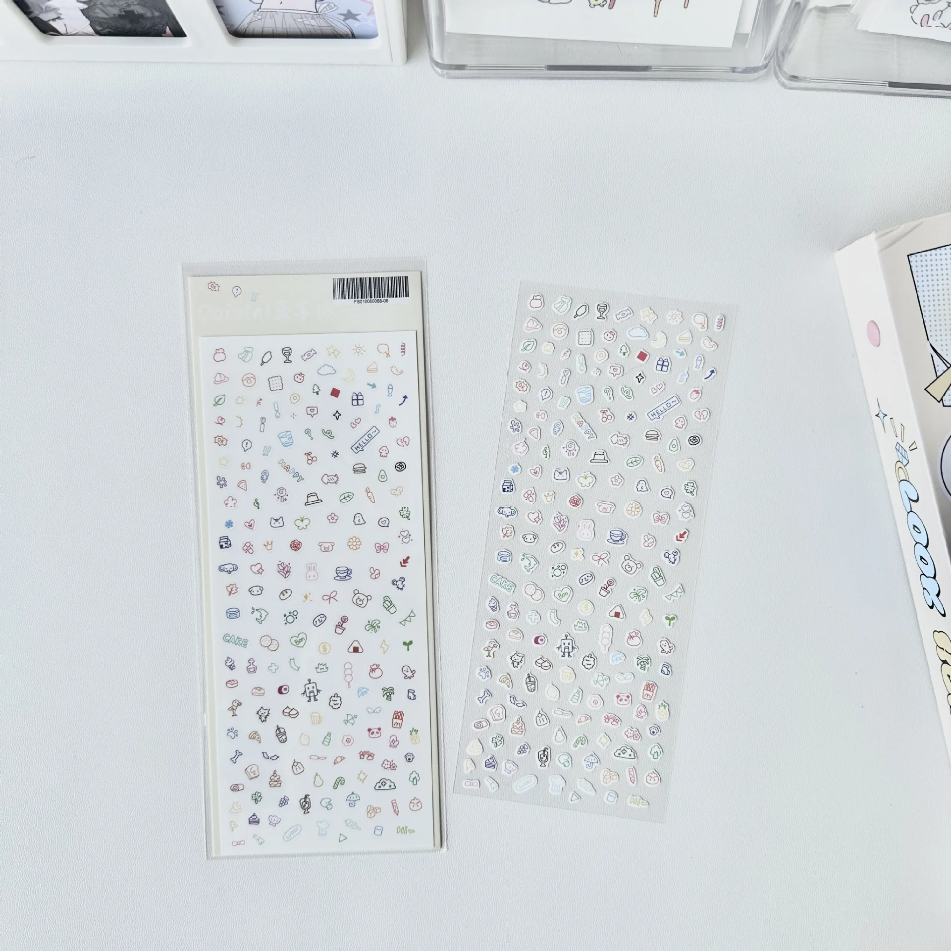 Cute Cartoon Little Pattern Deco Sticker Hand Account Star Card Photo Album Planner Scrapbook Notebook Diary Decorative Stickers