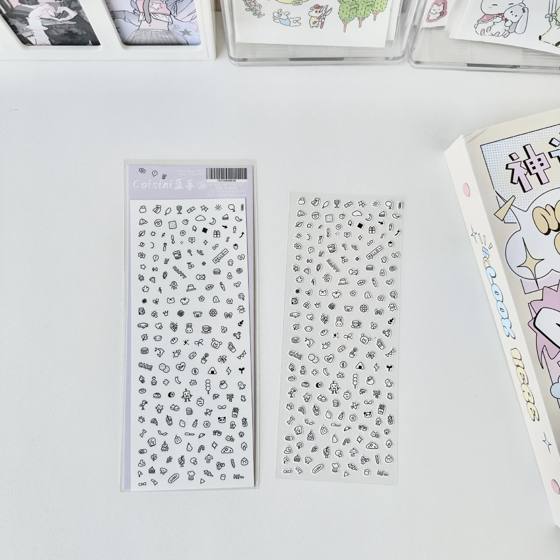 Cute Cartoon Little Pattern Deco Sticker Hand Account Star Card Photo Album Planner Scrapbook Notebook Diary Decorative Stickers