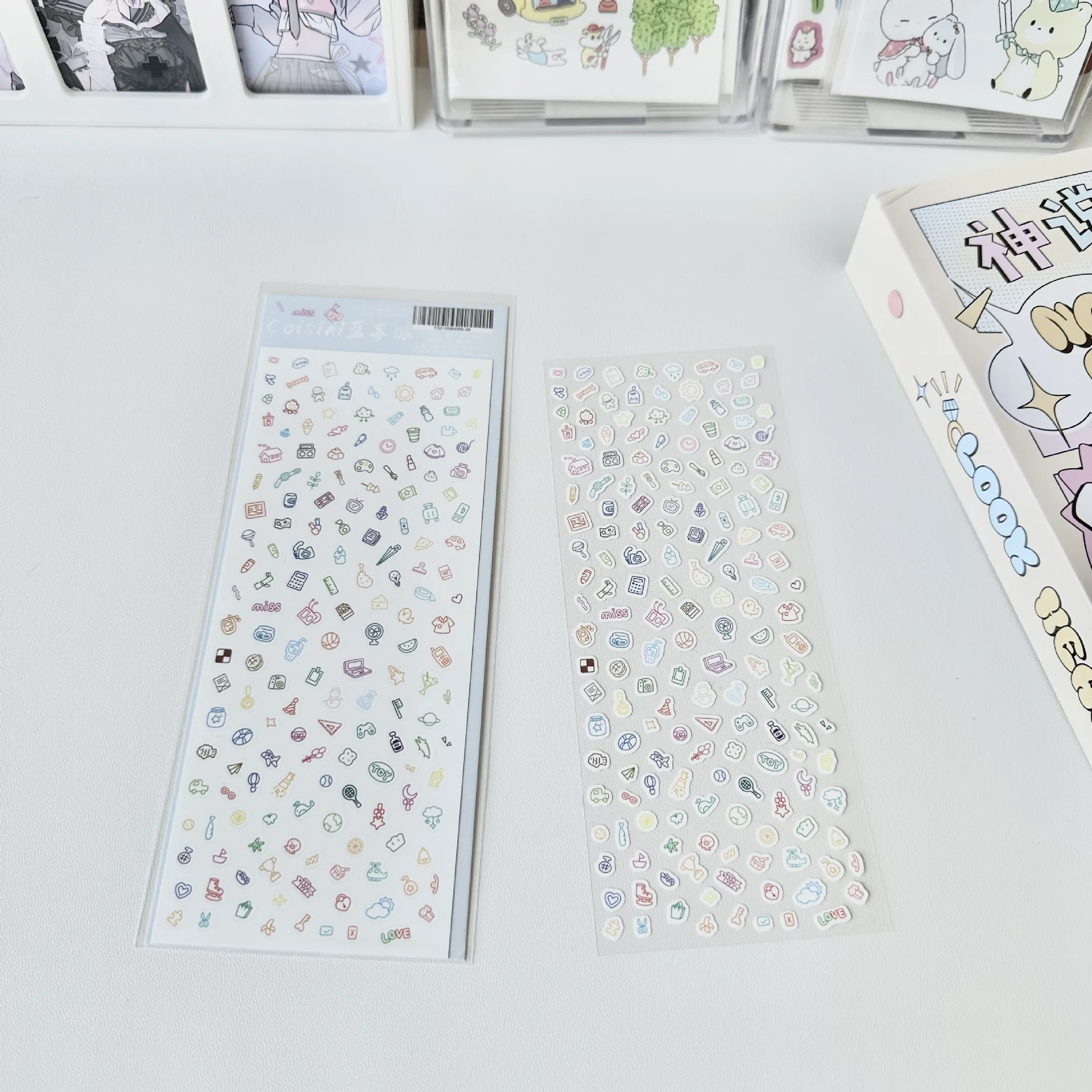 Cute Cartoon Little Pattern Deco Sticker Hand Account Star Card Photo Album Planner Scrapbook Notebook Diary Decorative Stickers