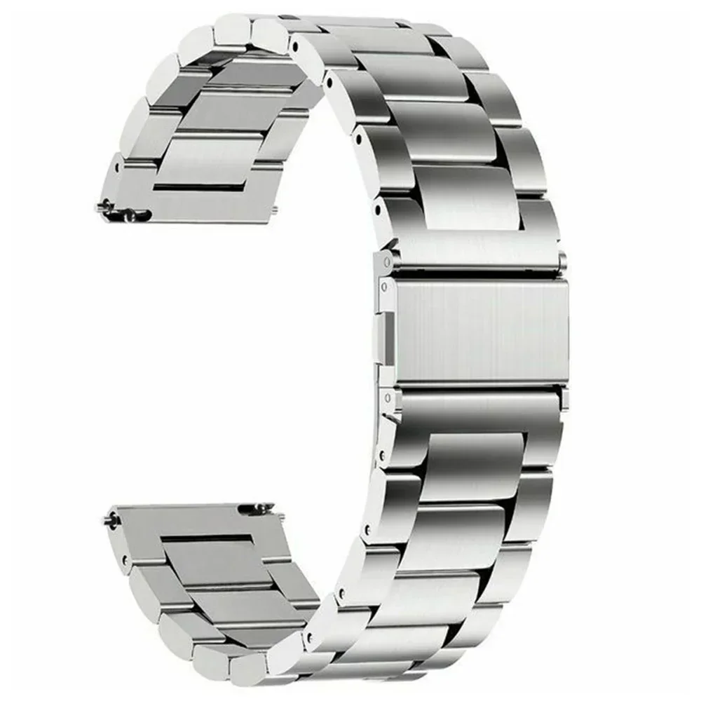 Steel Watch Strap 18mm 20mm 22mm Watch Band Fitbit Strap/Stainless Watch Metal Strap Quick Release Replacement For Samsung Fossi
