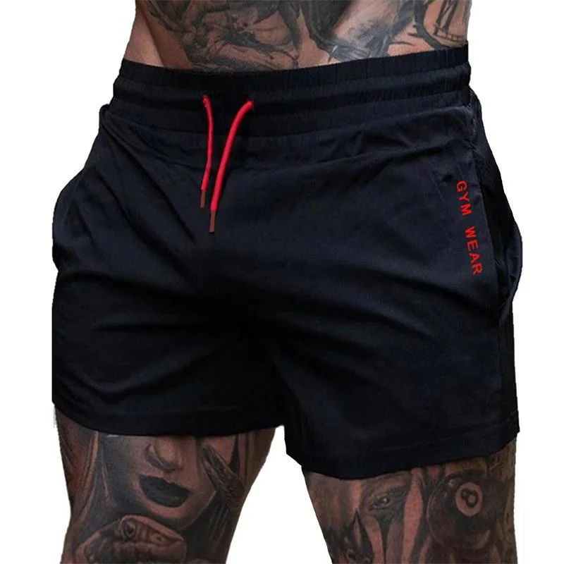 2025 Summer Gym Fitness Men's Shorts Sweatpants Thin Fashion Men Marathon Running Shorts Sports Breathable Training Pants