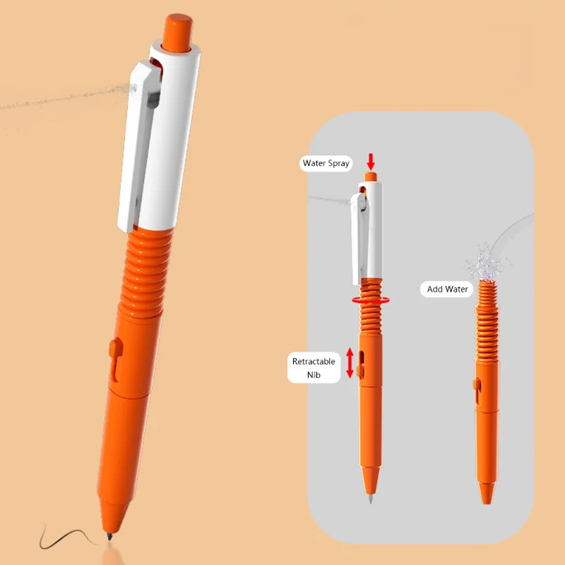1/3/5 Pcs Prank Ballpoint Pens Children's Novelty Toys for Kids Boy Squirt Water Sprayable Writable Funny Toys Cool Things Gifts