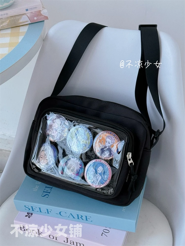 New Japanese JK Crossbody Bags Ulzzang Women Shoulder Bag Small Cute Lolita Itabag Girls Display Plate Kawaii Ita Bag