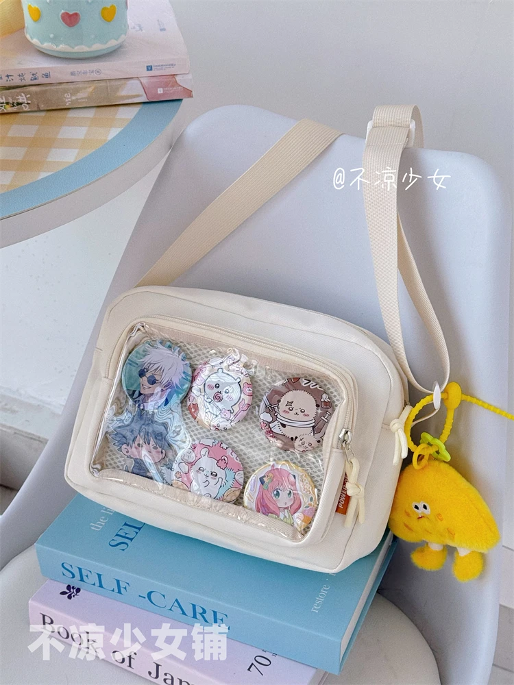 New Japanese JK Crossbody Bags Ulzzang Women Shoulder Bag Small Cute Lolita Itabag Girls Display Plate Kawaii Ita Bag