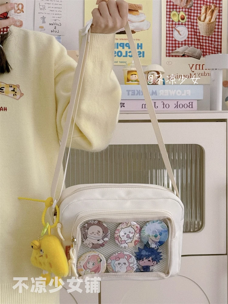 New Japanese JK Crossbody Bags Ulzzang Women Shoulder Bag Small Cute Lolita Itabag Girls Display Plate Kawaii Ita Bag