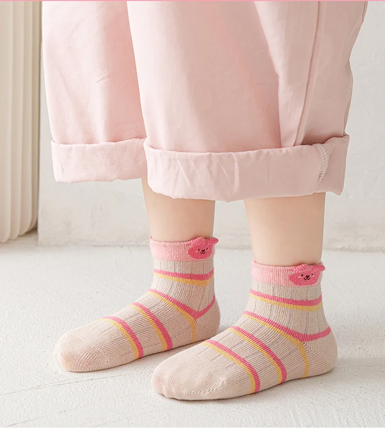 5 Pairs/Set Children Boys Anti-slipping Socks Toddler Boys Indoor Floor Socks Kid Boys Playground Non-slip Socks Baby Socks Pack