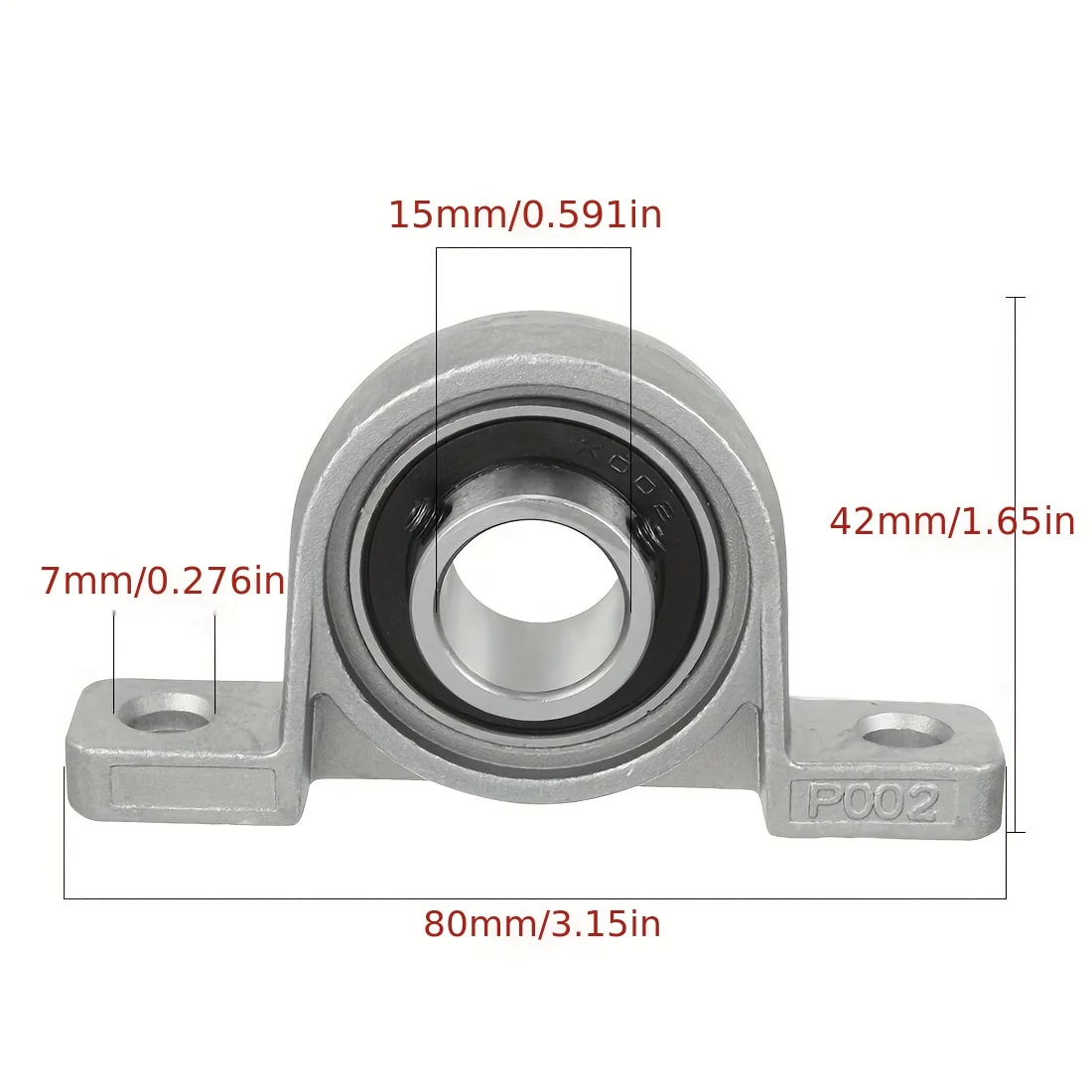 1pcs Zinc Alloy Diameter 8 10 12 35 mm Bore Ball Bearing Pillow Block Mounted Support Kfl08 Kfl000 Kfl001 Kp08 Kp000 Kp001 Kp002