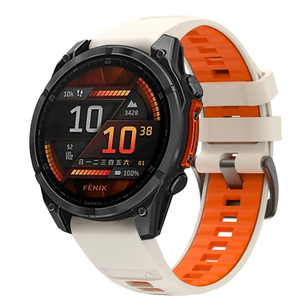QuickFit 22mm 26mm Silicone Strap For Garmin Fenix 9 Pro 8 7 7X 7Pro 6X 6 5 5X/Epix 2 47mm 51mm Breathable Bracelet Watch Band