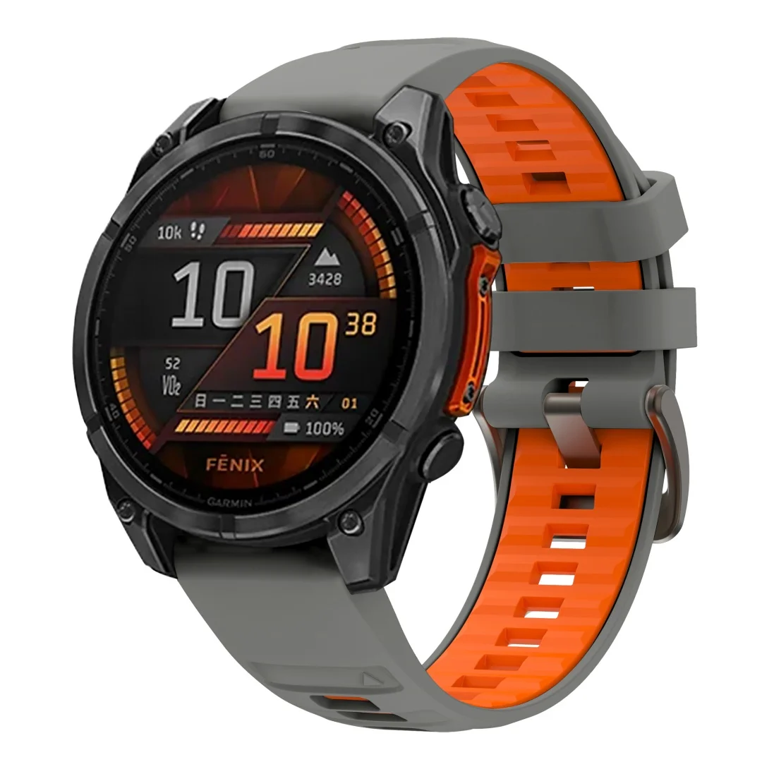 QuickFit 22mm 26mm Silicone Strap For Garmin Fenix 9 Pro 8 7 7X 7Pro 6X 6 5 5X/Epix 2 47mm 51mm Breathable Bracelet Watch Band