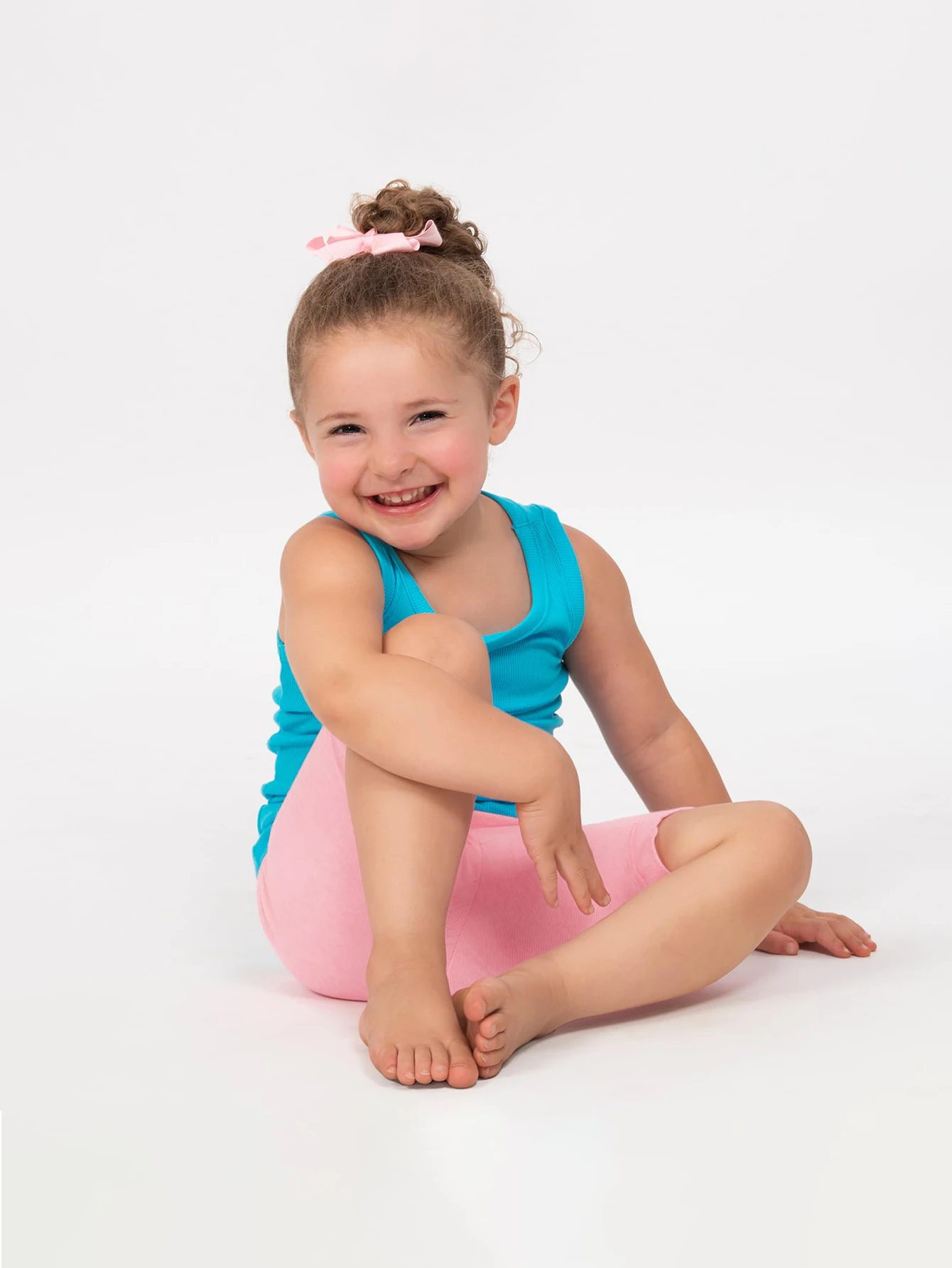 2 Piece Girls Running Thin Leggings Cartwheel Shorts Safety Comfortable Soft Shorts