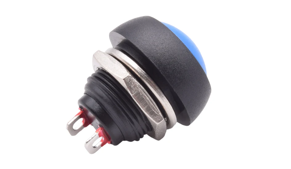 5/10pcs PBS 33B Mini Samll Plastic Push Button Round Head ON OFF Momentary Switch 2 Pin 12mm Waterproof Power Reset Non-locking