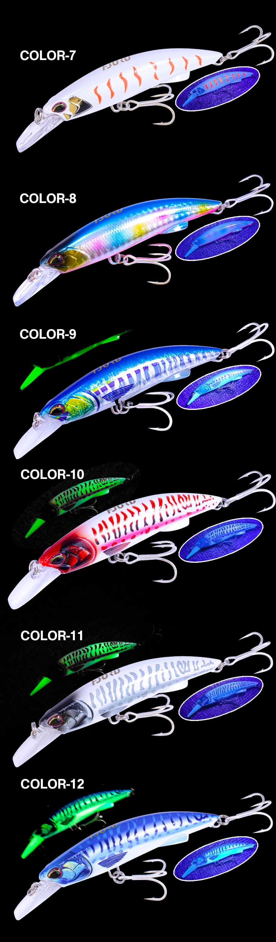 FJORD Heavy Minnow 90S 40g 50g Saltwater Sea Fishing Lure Submarine Shot Professional Artificial Bait Fishing Accessories