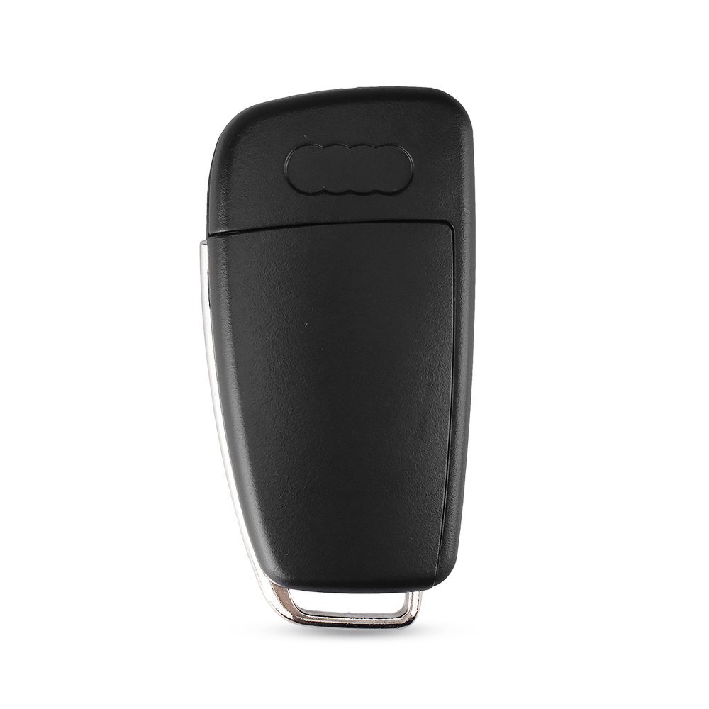 KEYYOU For Audi TT Q3 A8 A6 C5 C6 A4 B6 B7 A3 Folding Car Key Shell 3 Buttons HU66 Uncut Blank Auto Case