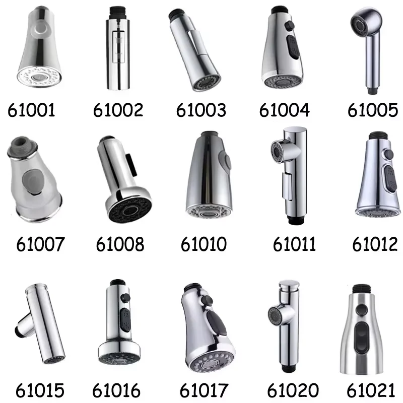 Kitchen Pull Out Faucet Sprayer Nozzle Sprayer ABS Durable Water Saving Shower Spray Head Bathroom Basin Sink Tap Replacement
