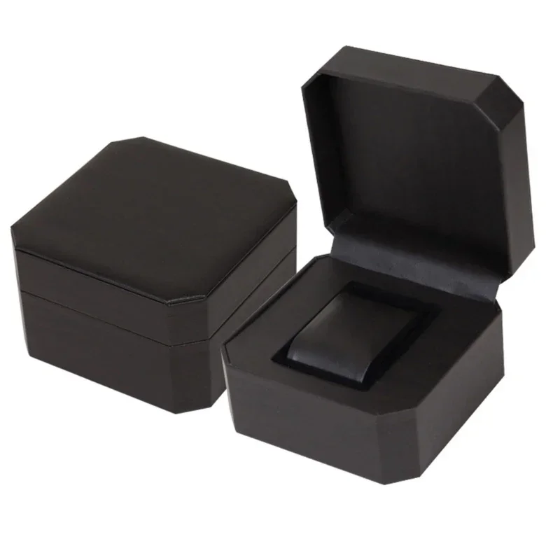 Vintage PU Watch Case Leather Watch Storage Box Stylish Watch Container Watch Display Box PU Material for Outdoor Travel