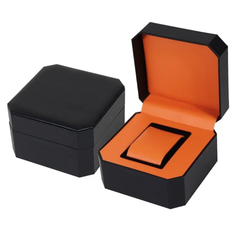 Vintage PU Watch Case Leather Watch Storage Box Stylish Watch Container Watch Display Box PU Material for Outdoor Travel