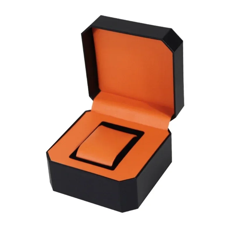 Vintage PU Watch Case Leather Watch Storage Box Stylish Watch Container Watch Display Box PU Material for Outdoor Travel