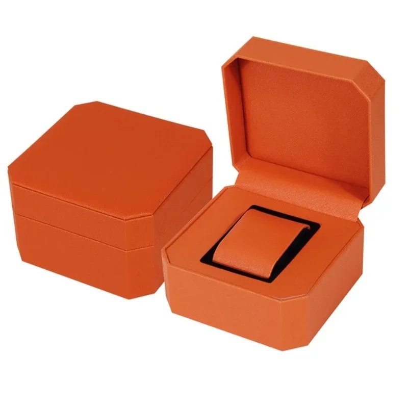 Vintage PU Watch Case Leather Watch Storage Box Stylish Watch Container Watch Display Box PU Material for Outdoor Travel