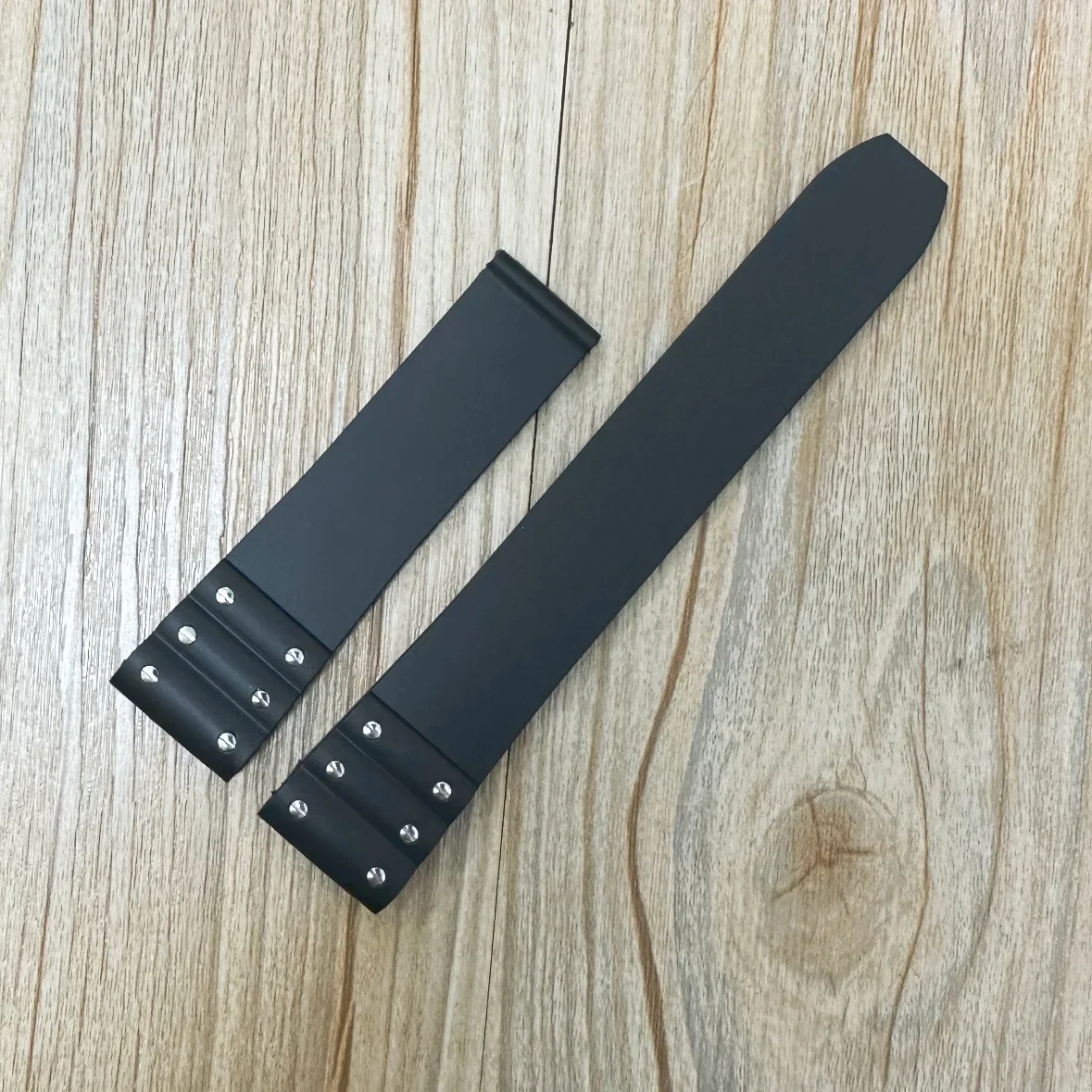 For Cartier Santos strap Silicone bracelet High quality Rubber watchband for Waterproof rubber band 21mm black blue wristband