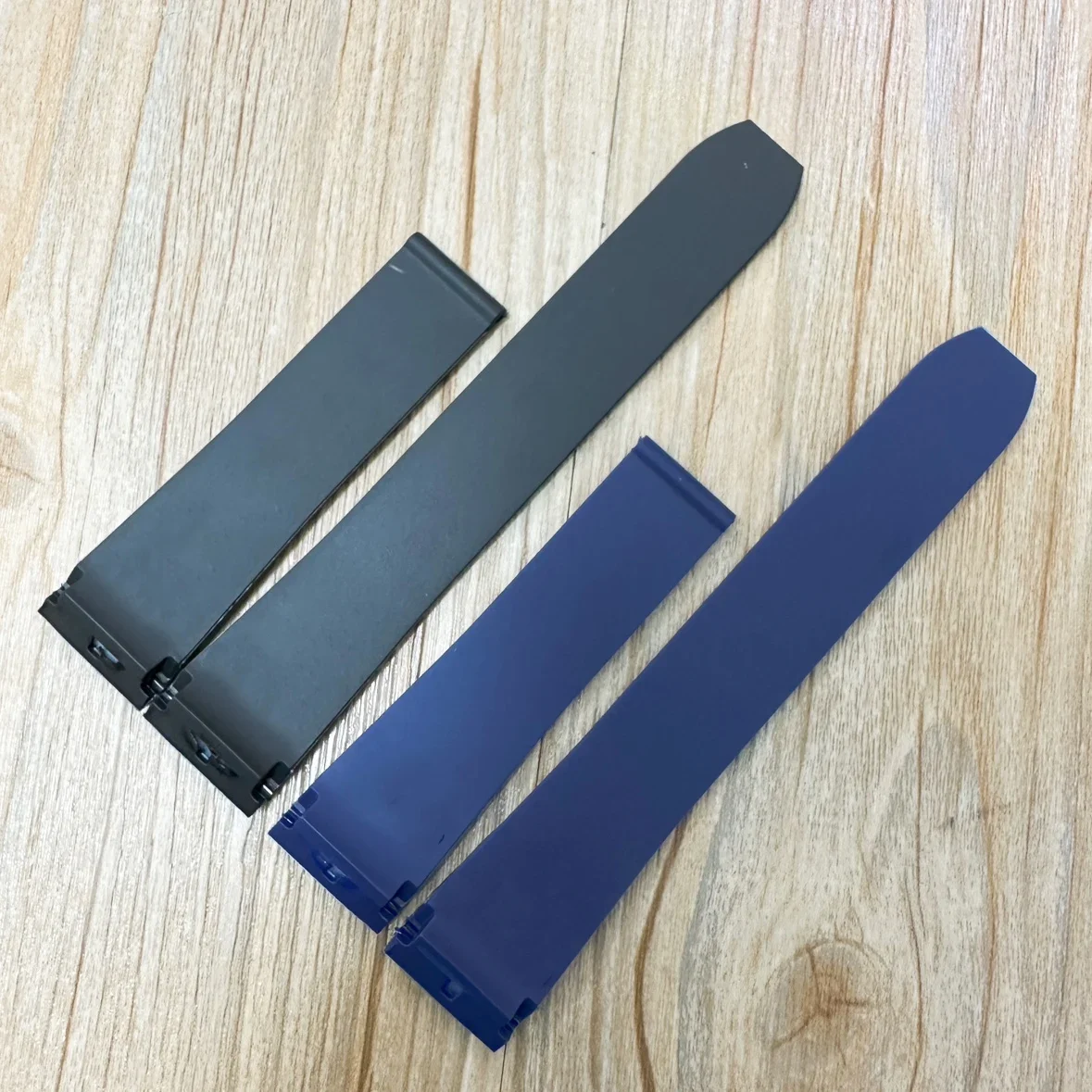 For Cartier Santos strap Silicone bracelet High quality Rubber watchband for Waterproof rubber band 21mm black blue wristband