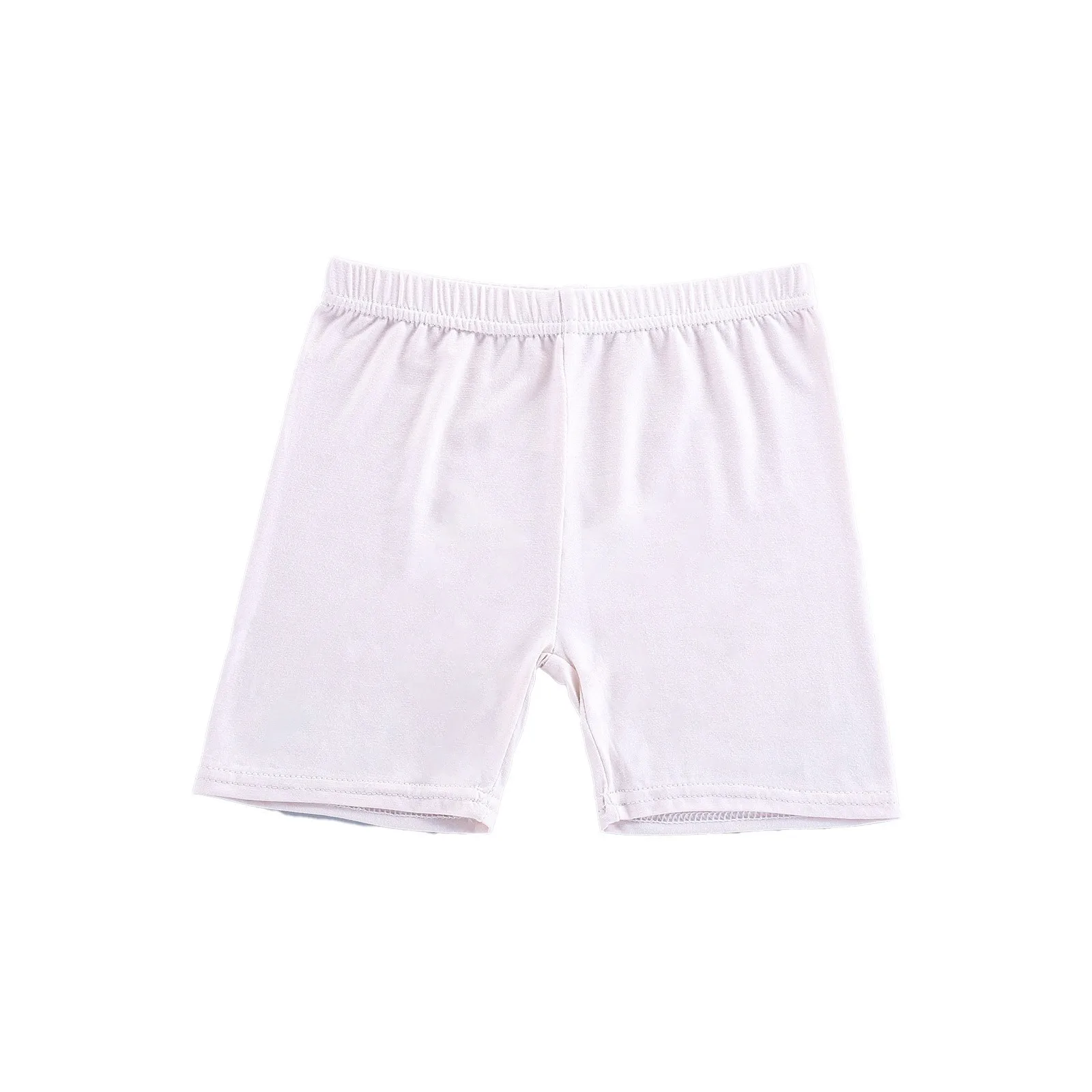 Girls Summer Safety Leggings Cycling Pants Children Anti-emptied Stretch Solid Color Mid-rise Yoga Dancing Shorts 1PC