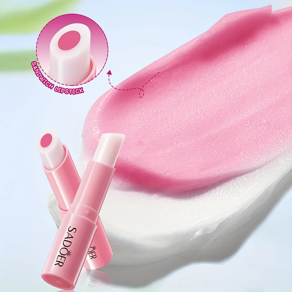 Honey Peach Sandwich Warm Changing Water Lipstick Moisturizing Warm Changing Lipstick 2.5g