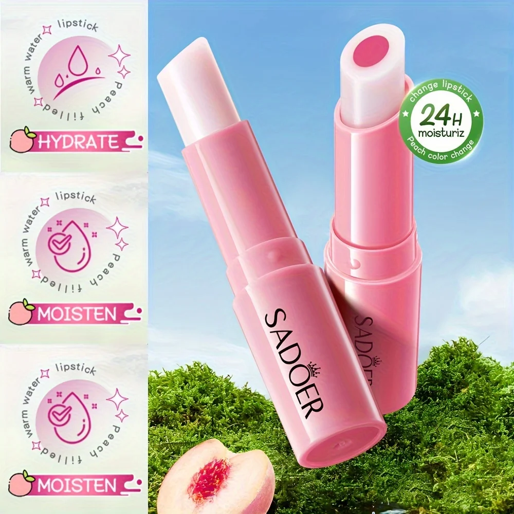 Honey Peach Sandwich Warm Changing Water Lipstick Moisturizing Warm Changing Lipstick 2.5g