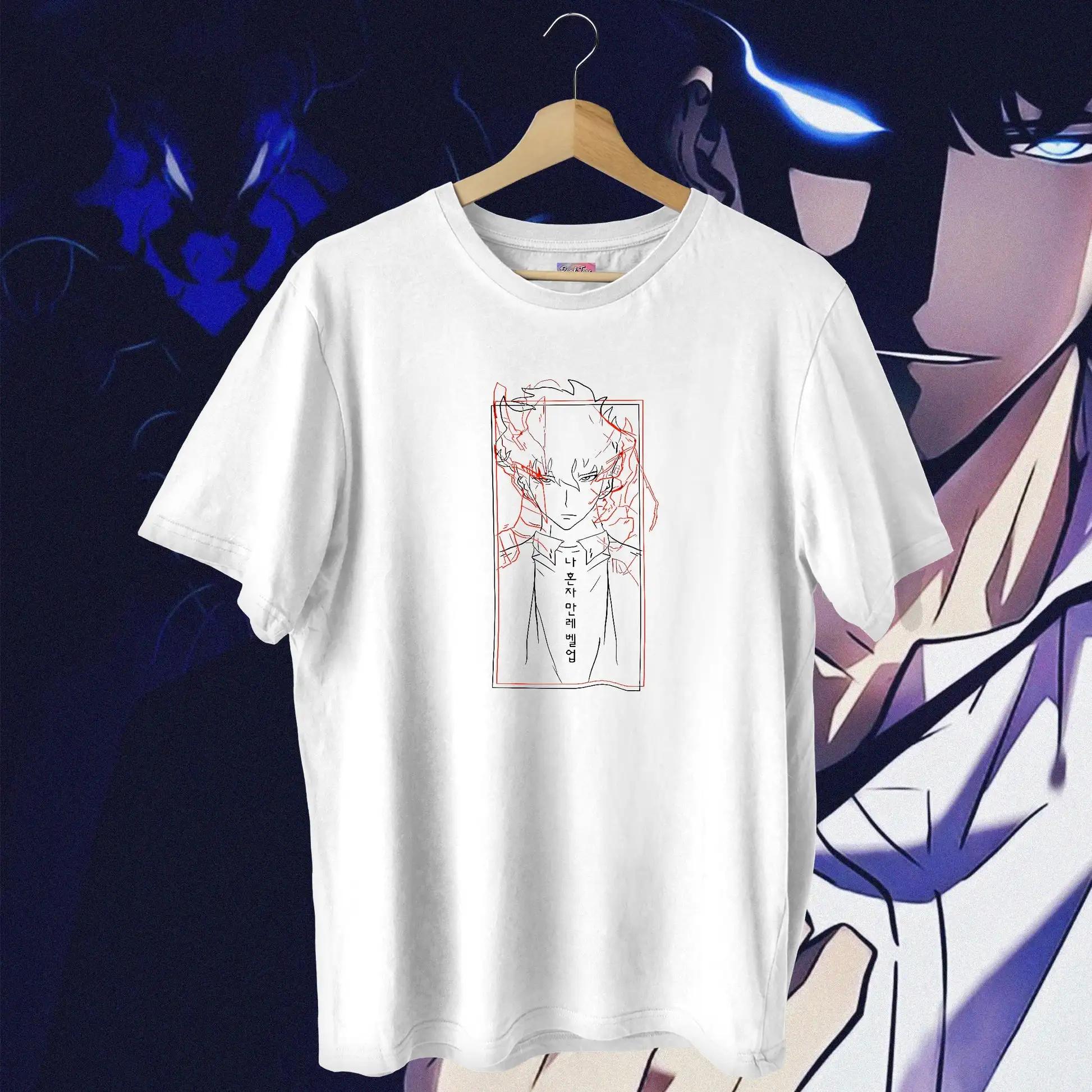 Solo nivellement Arise t-shirt surdimensionné japonais femmes hommes coton Y2k manches Streetwear Hip Hop haut t-shirts
