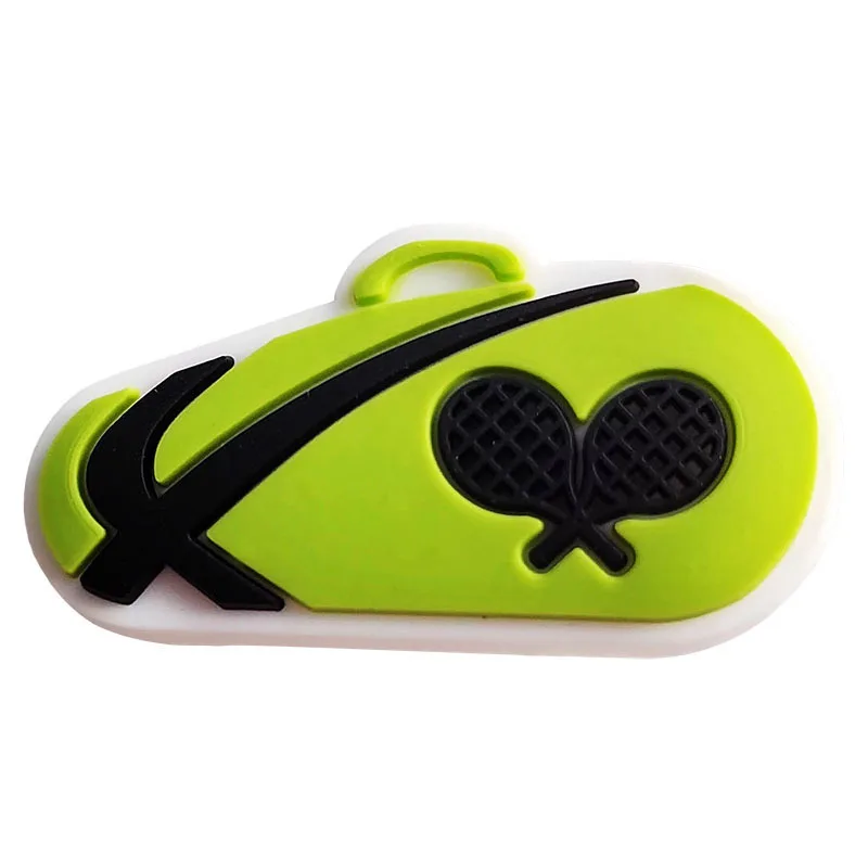 2pcs PVC tennis series ball loving detachable shoe buckle charm accessories decorations for sandals sneaker clog wristbands funs
