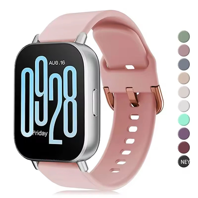 Sport Silicone Strap For Redmi Watch 5 3Active Soft Ventilate Bracelet For Xiaomi Redmi Watch 5 3 Lite 22mm Wrist Band Correa