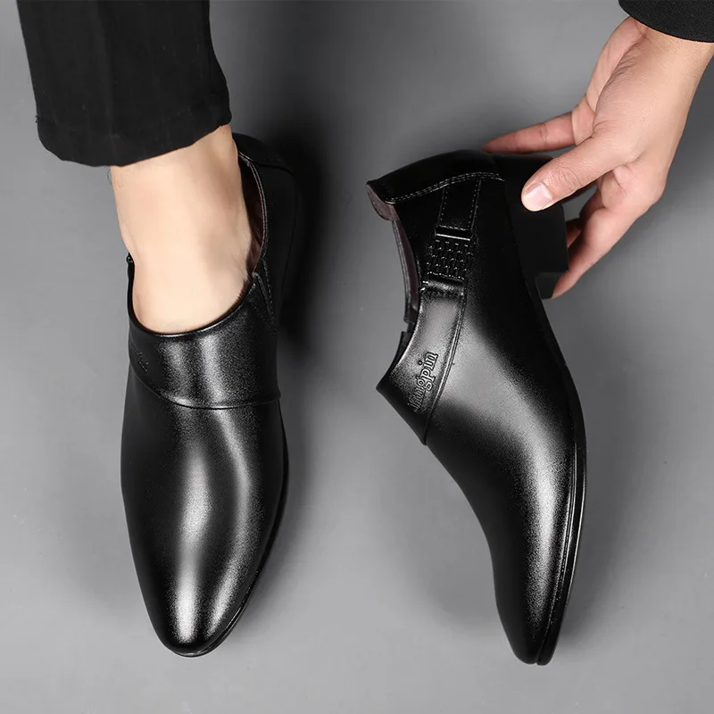 Oxfords Leather Shoes for Men Luxury Big Size 38-50 Men Dress Shoes Business Party Wedding Office Work Shoe 2025 New Men Loafers